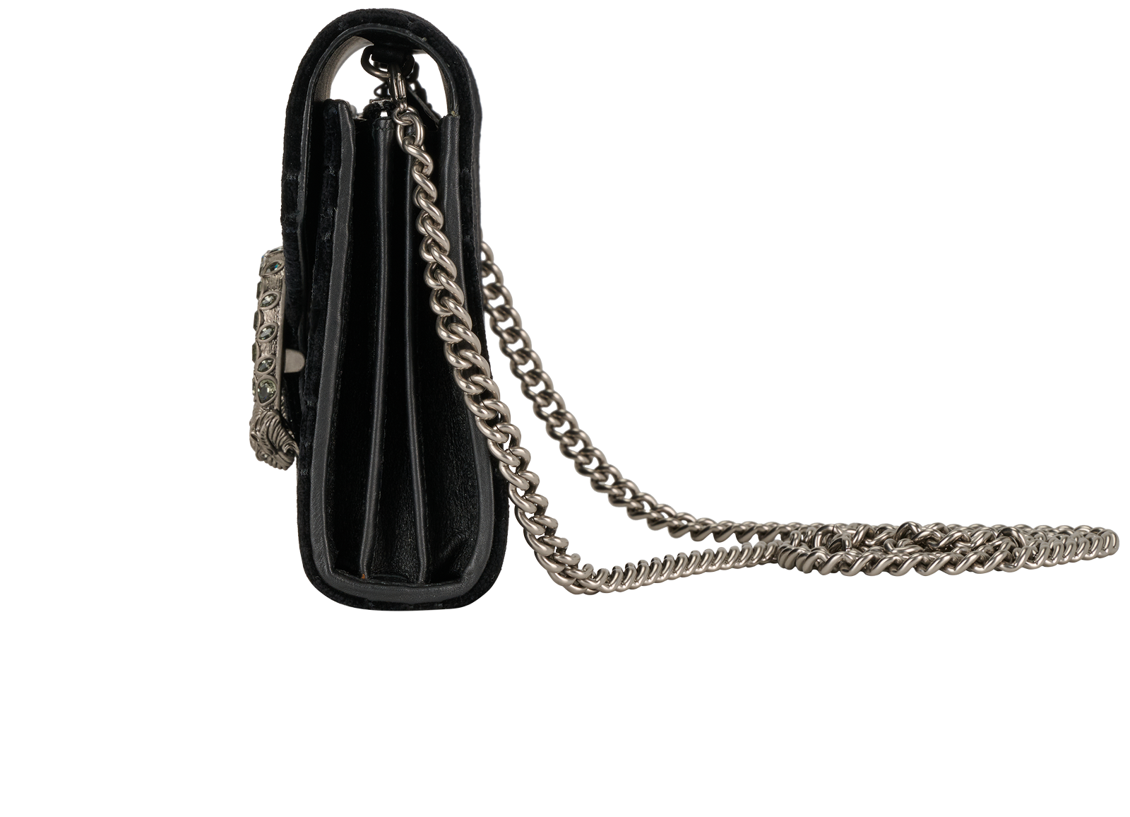 Dionysus WOC, &pound;795, Handbags, Black, Velvet, Bottom view